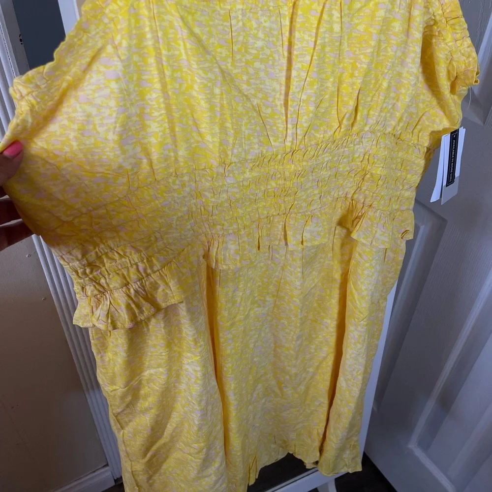 Pink Yellow dress, BP Nordstrom XL - Picture 3 of 4
